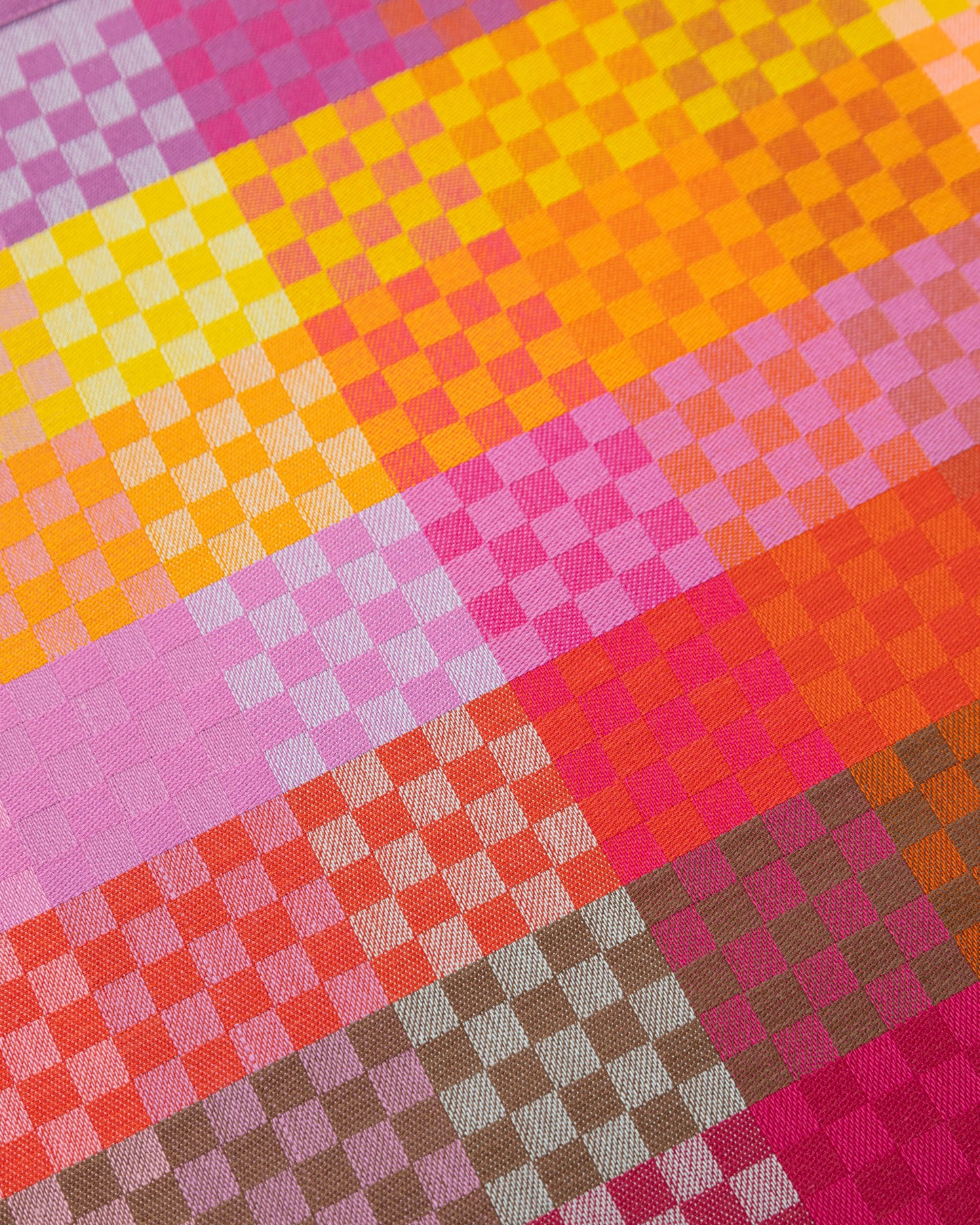 Viskestykke #136A Checkered check