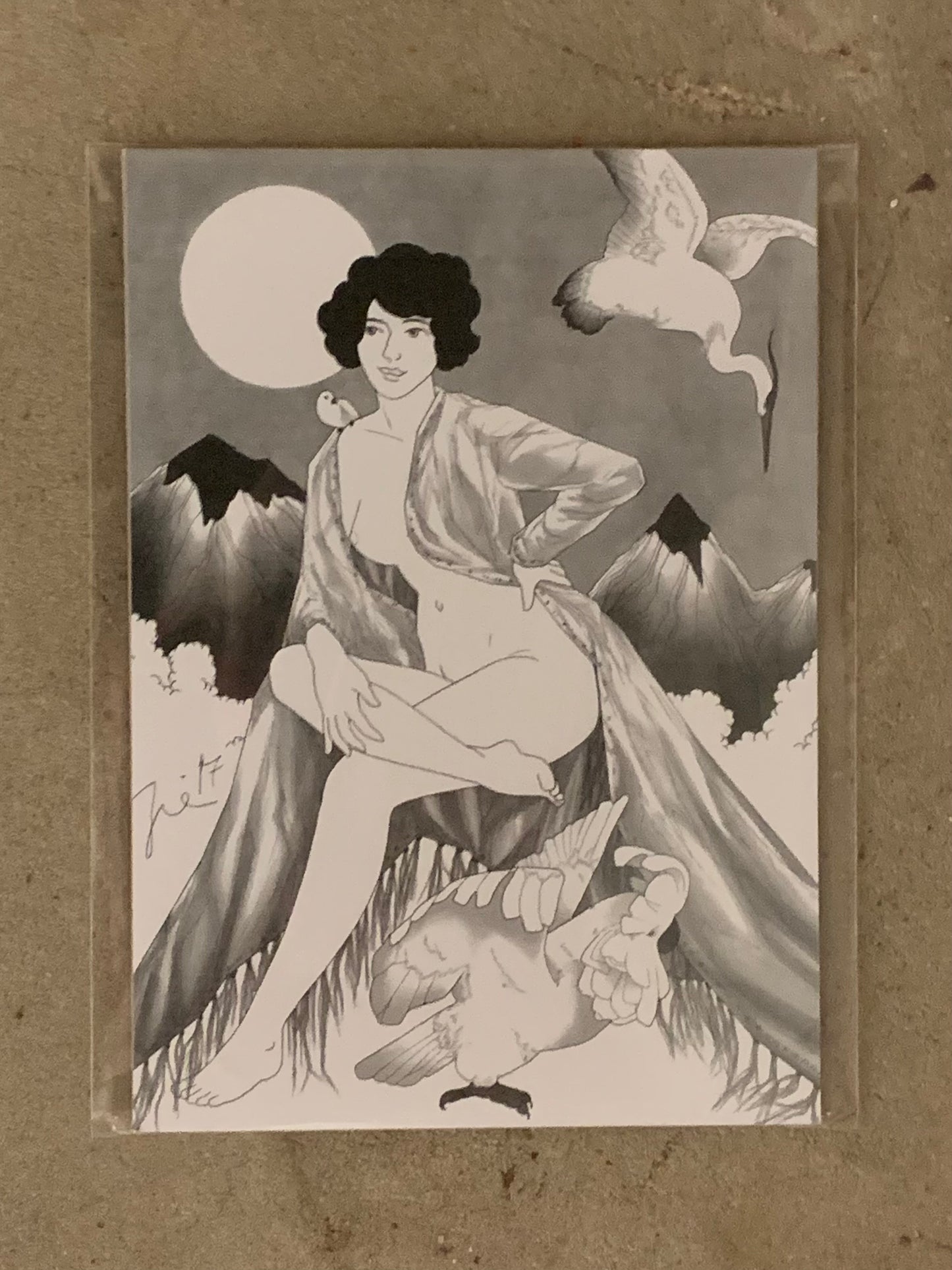 Illustration "Seated muse" - Julaika Jooma