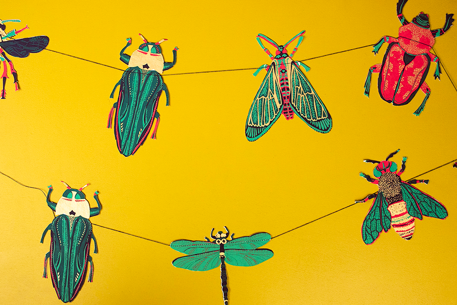 Guirlande - Insekter