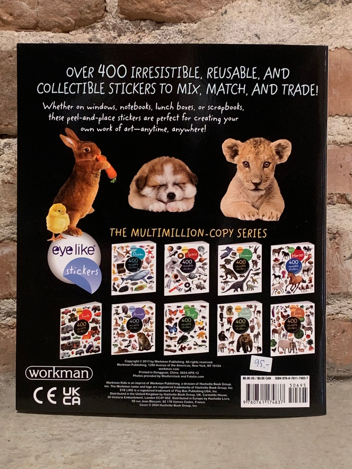 Genanvendelige stickers - dyreunger