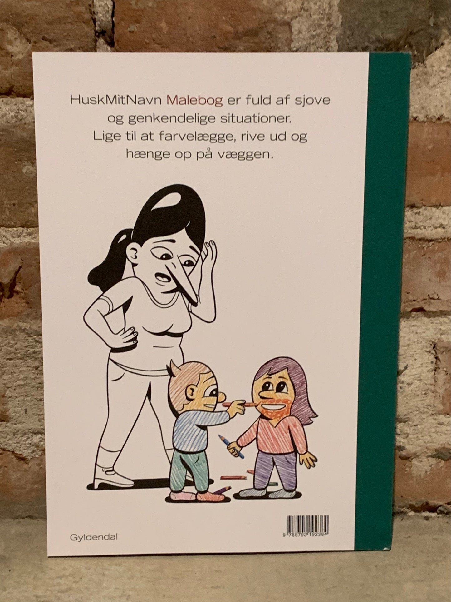 HUSK MIT NAVN malebog