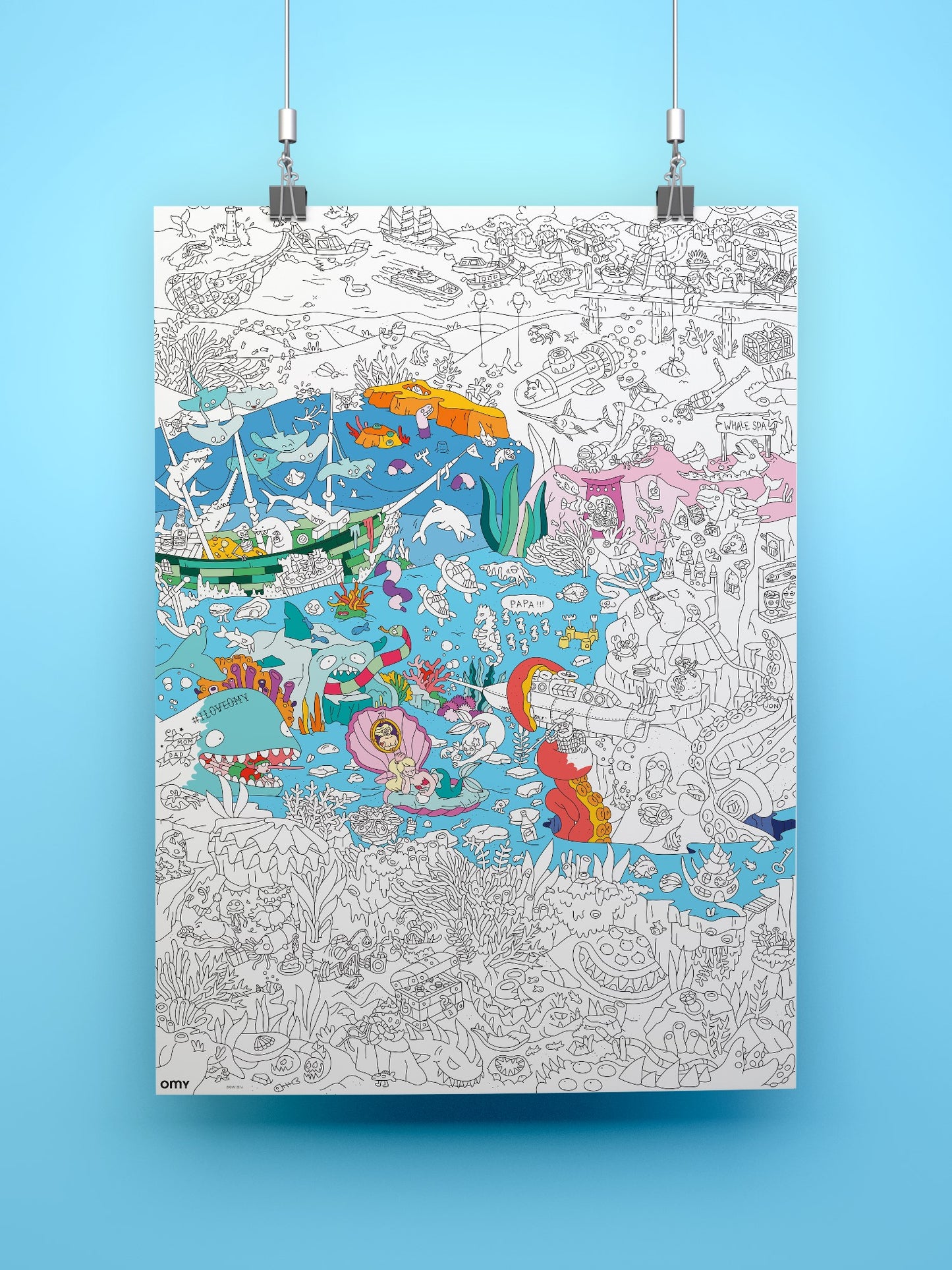 Giant poster - mal selv