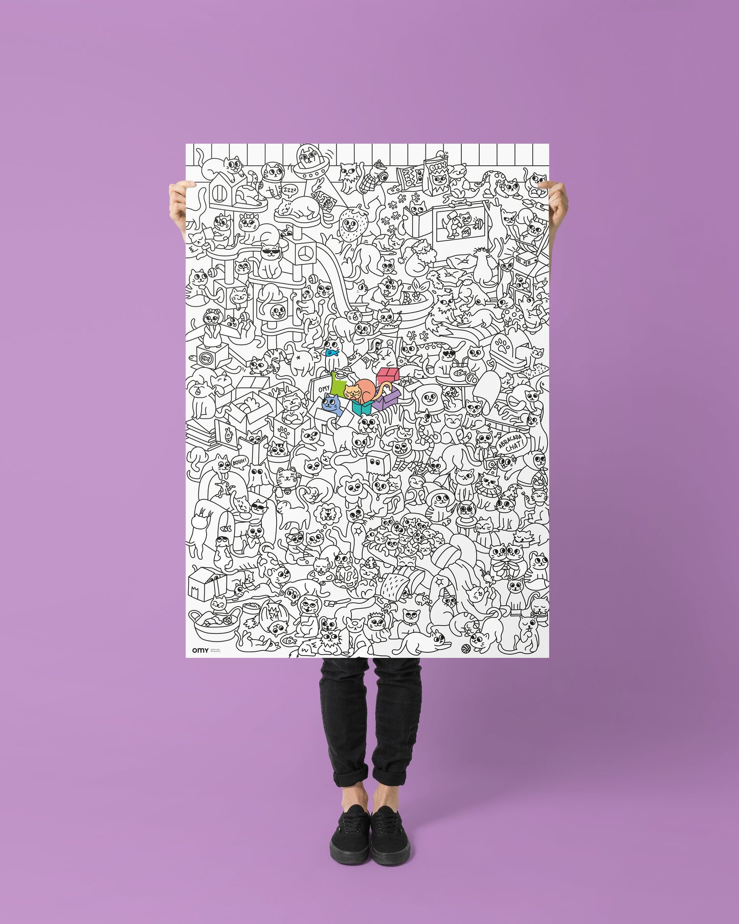 Giant poster - mal selv