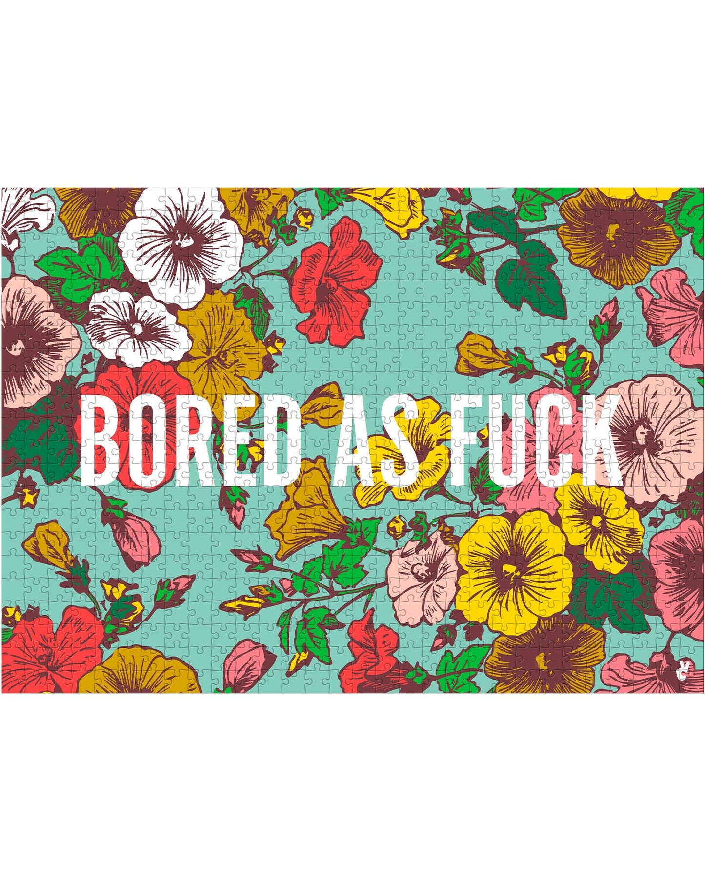 Bored as fuck - 1000 brikker