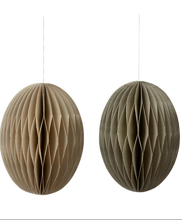 Påskeæg - papir - 2 stk.