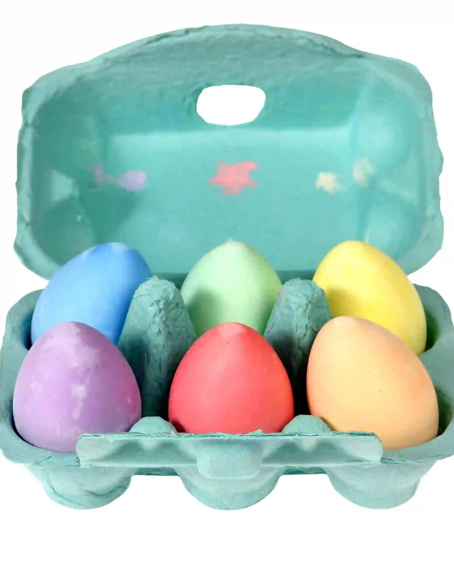 Gadekridt - 6 stk. i æggebakke