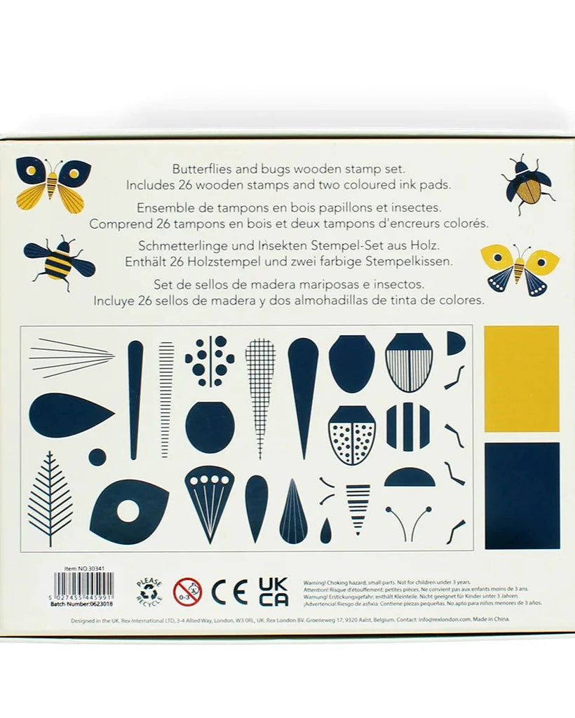 Stempelsæt - sommerfugle og insekter