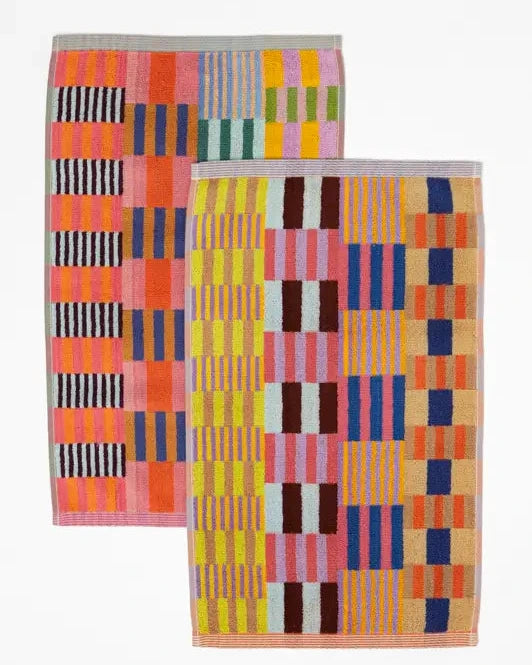 Gæstehåndklæde #124 tulip quilt - 2 stk.