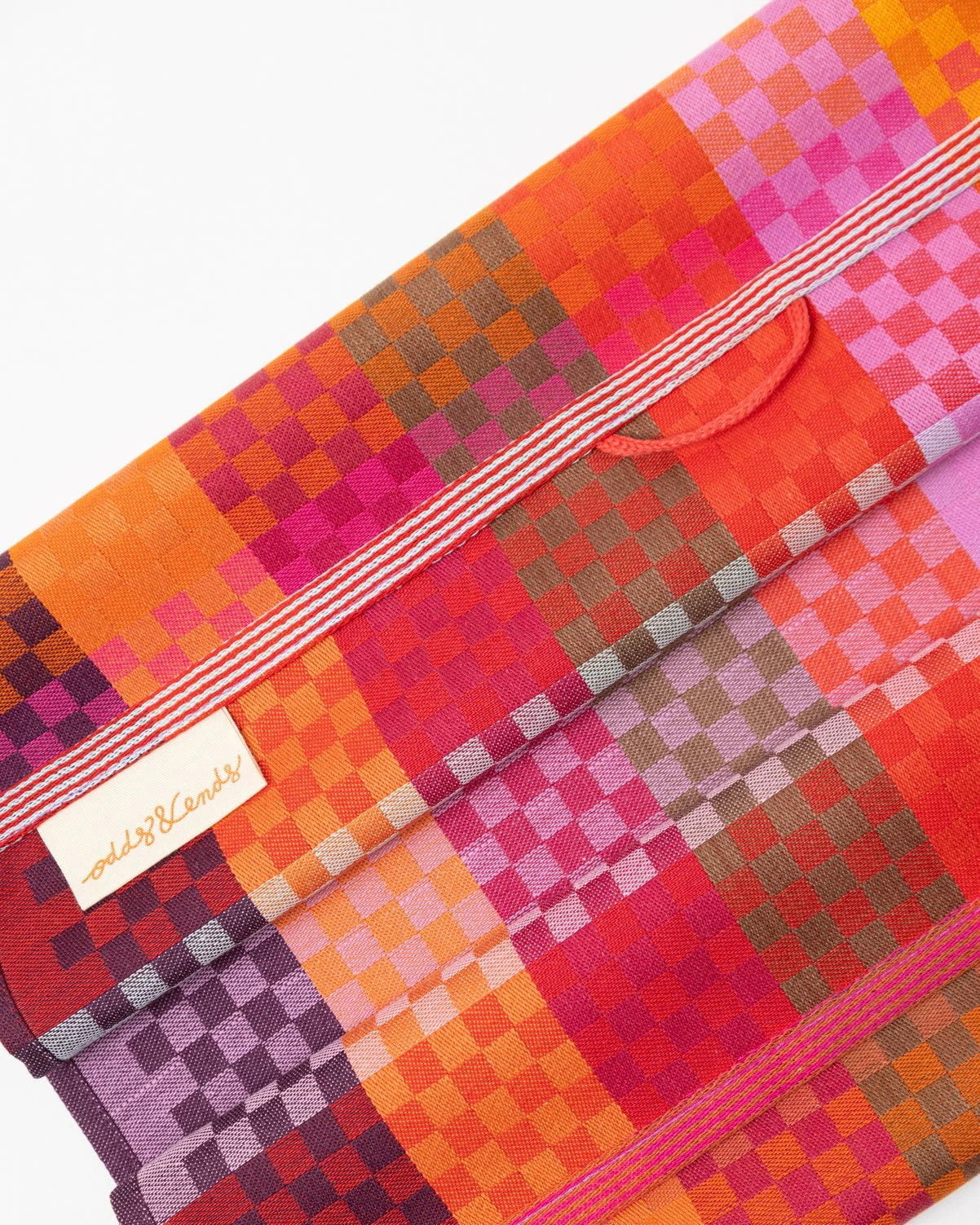 Viskestykke #136A Checkered check
