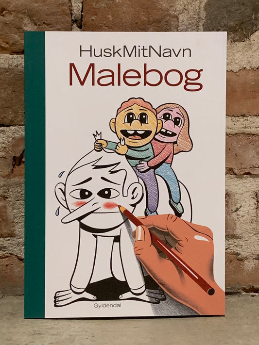 HUSK MIT NAVN malebog
