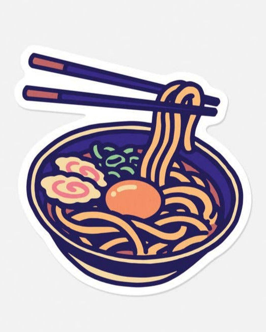 Vinylklistermærke - Udon Bowl