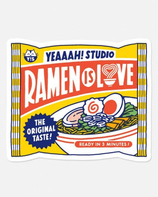 Vinylklistermærke - Ramen is love