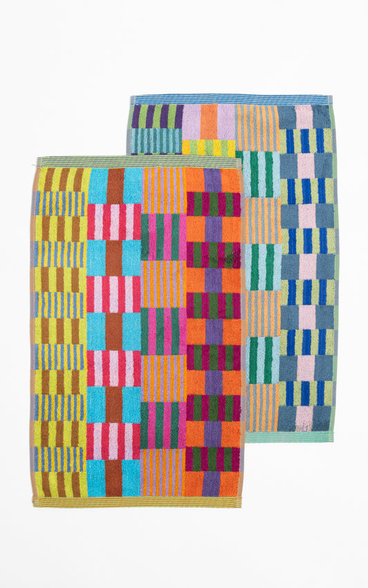 Gæstehåndklæde #75 tulip quilt - 2 stk.