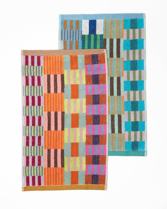 Gæstehåndklæde #83 tulip quilt - 2 stk.