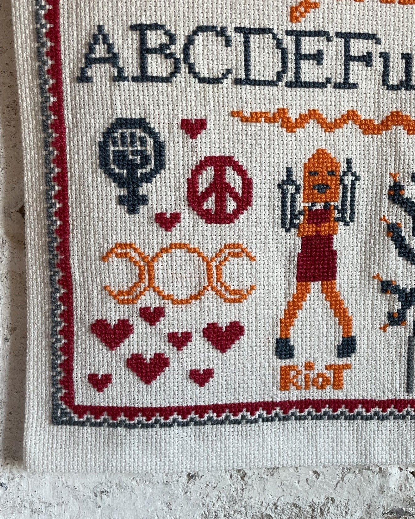ABCDEFuckpatriarkatet -  Broderikit