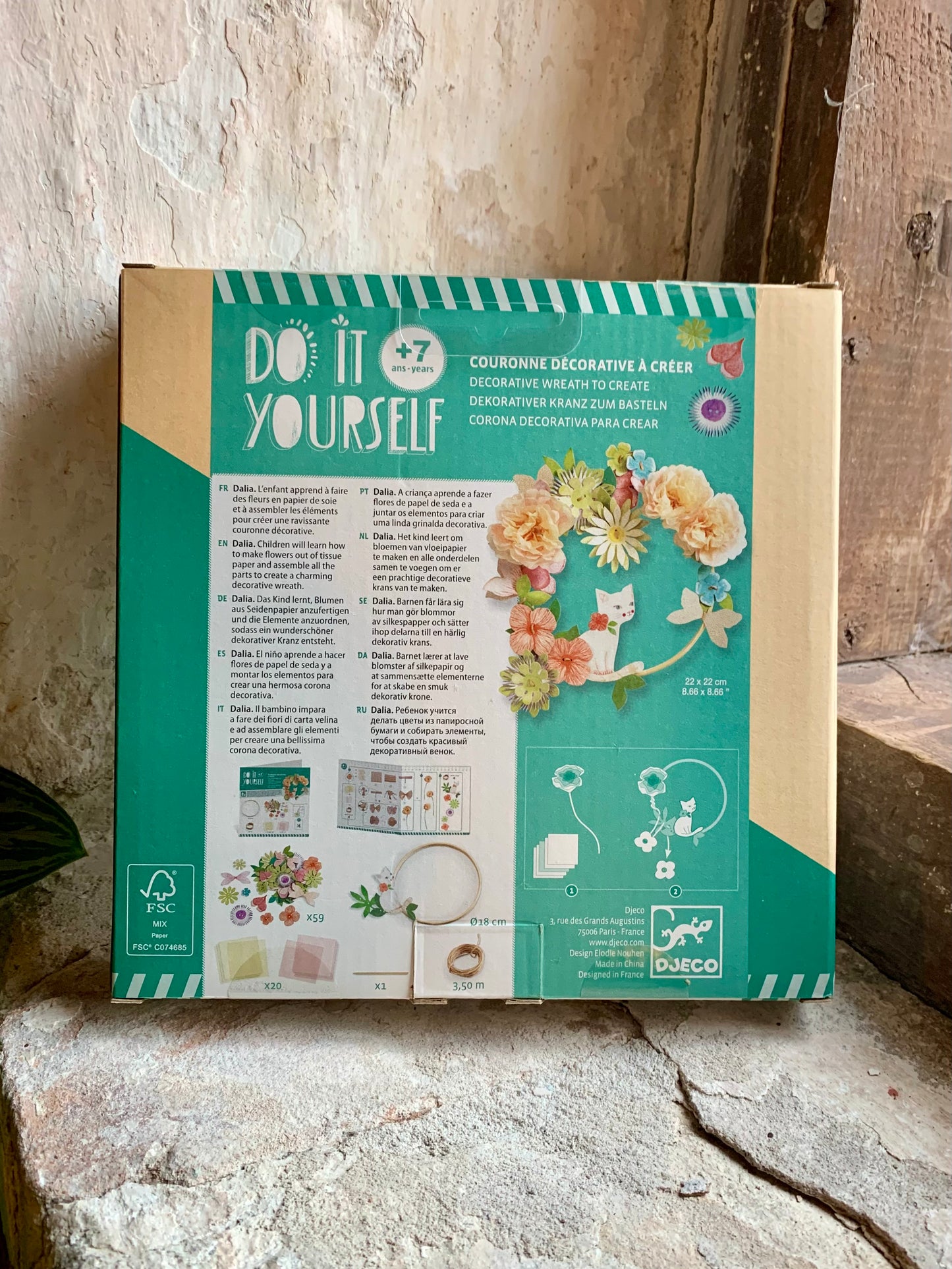 DIY - blomsterkrans