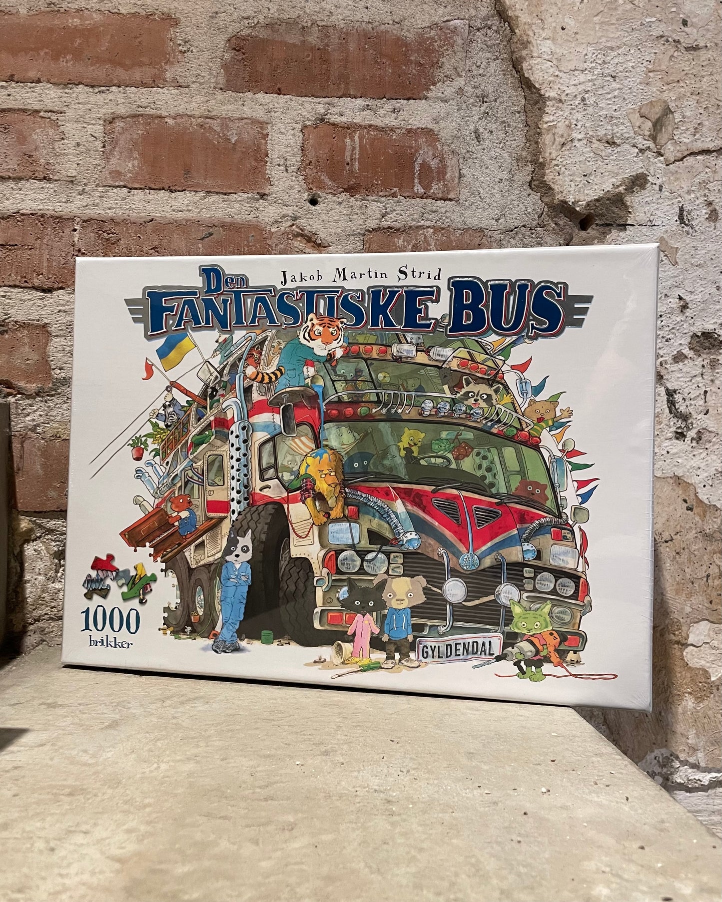 Den fantastiske bus - puslespil - 1000 brikker