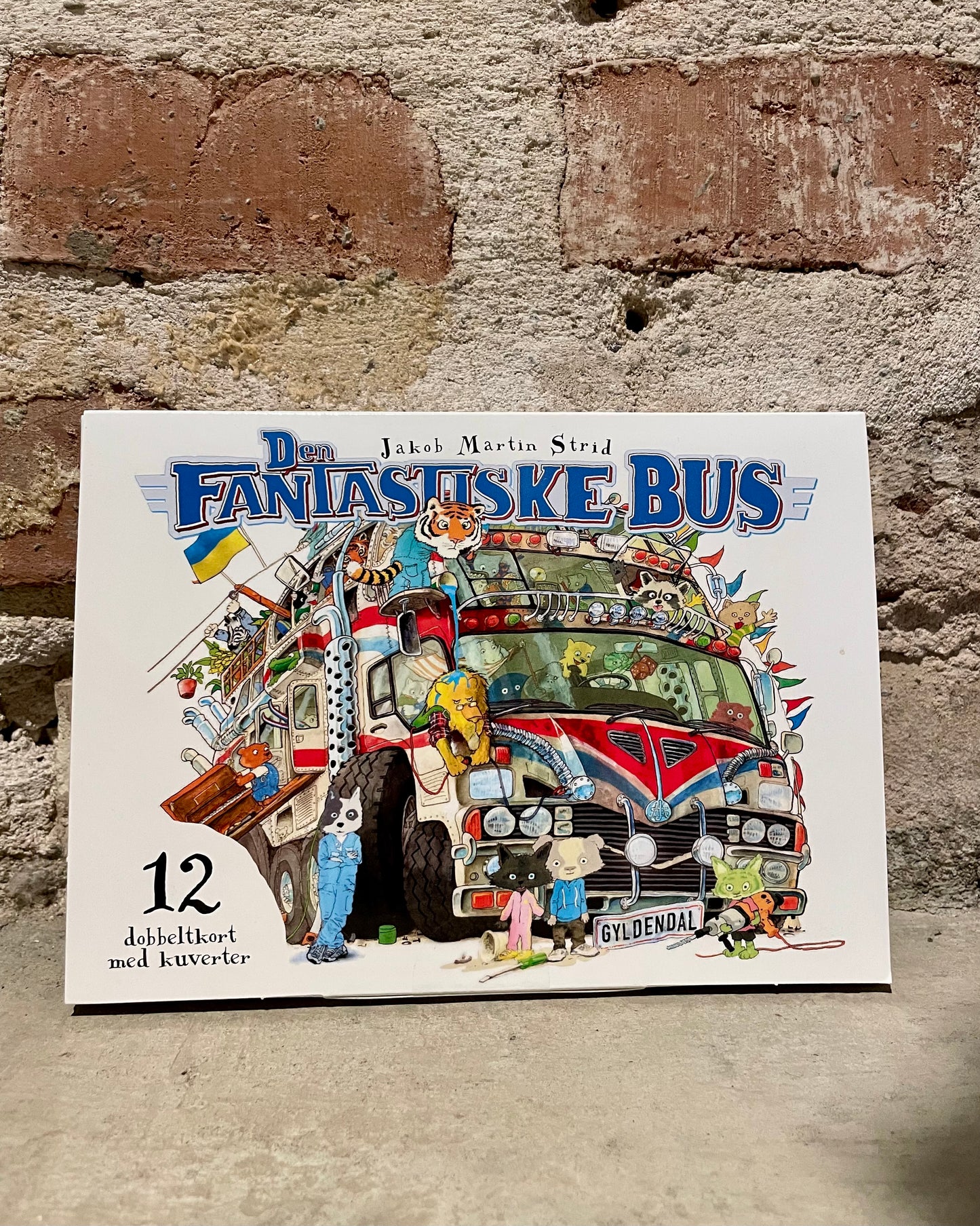 Den fantastiske bus - postkort