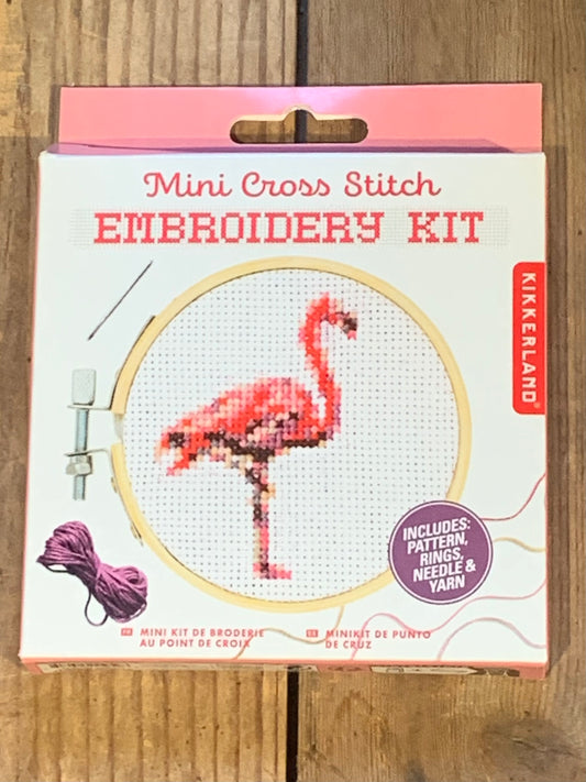 Broderikit - flamingo