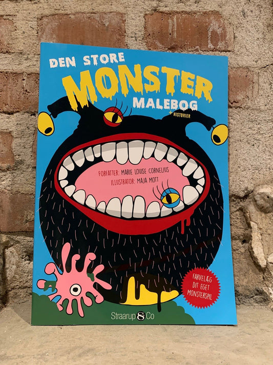 Den store monstermalebog + historier