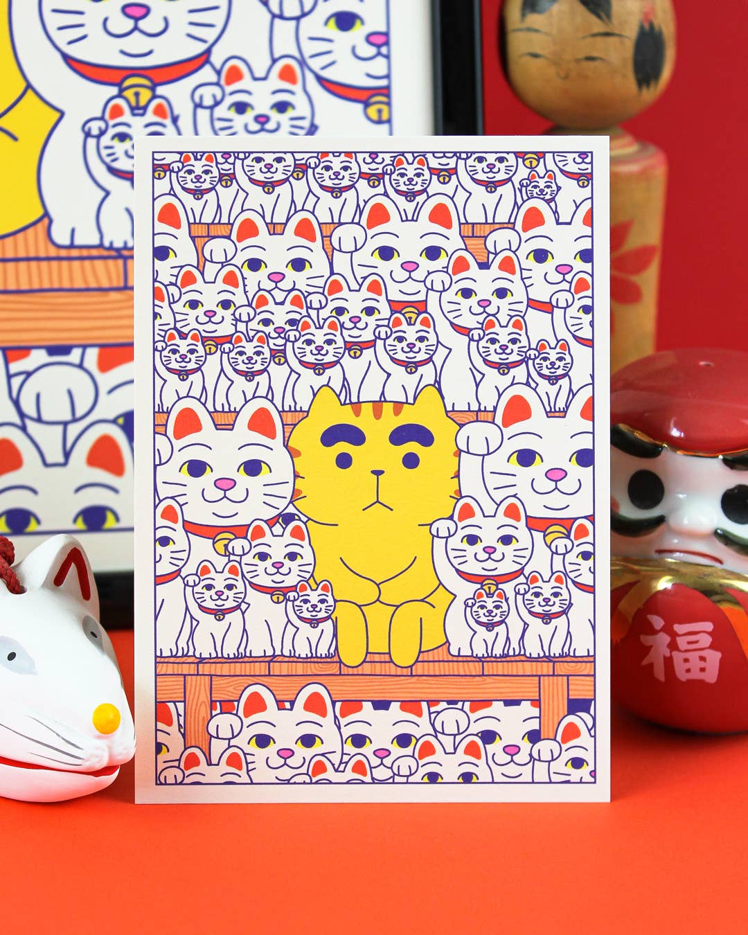 Plakat - Maneki-neko