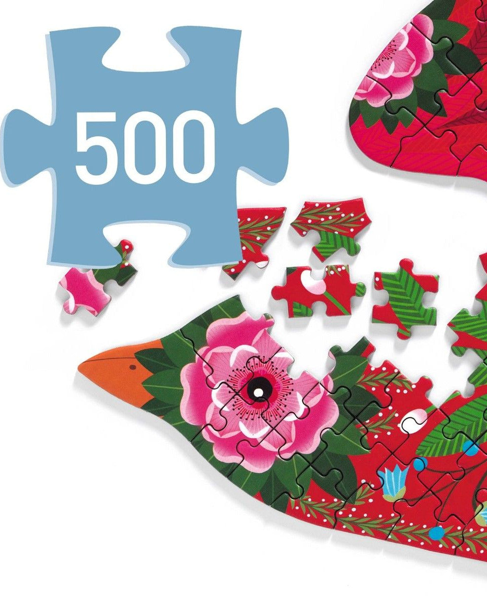 Puslespil - fugl - 500 brikker