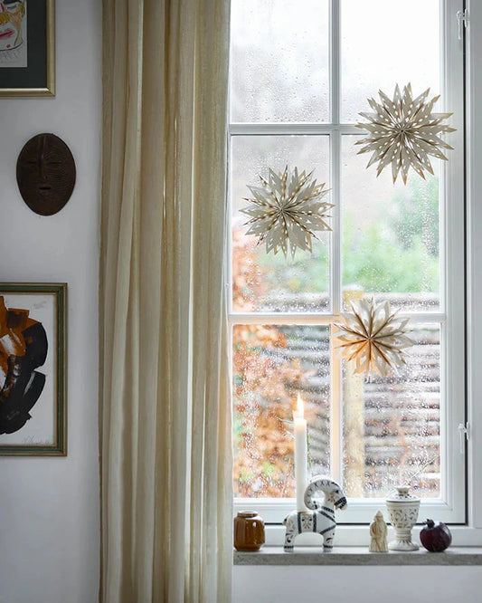 Papirstjerner - 20 cm.