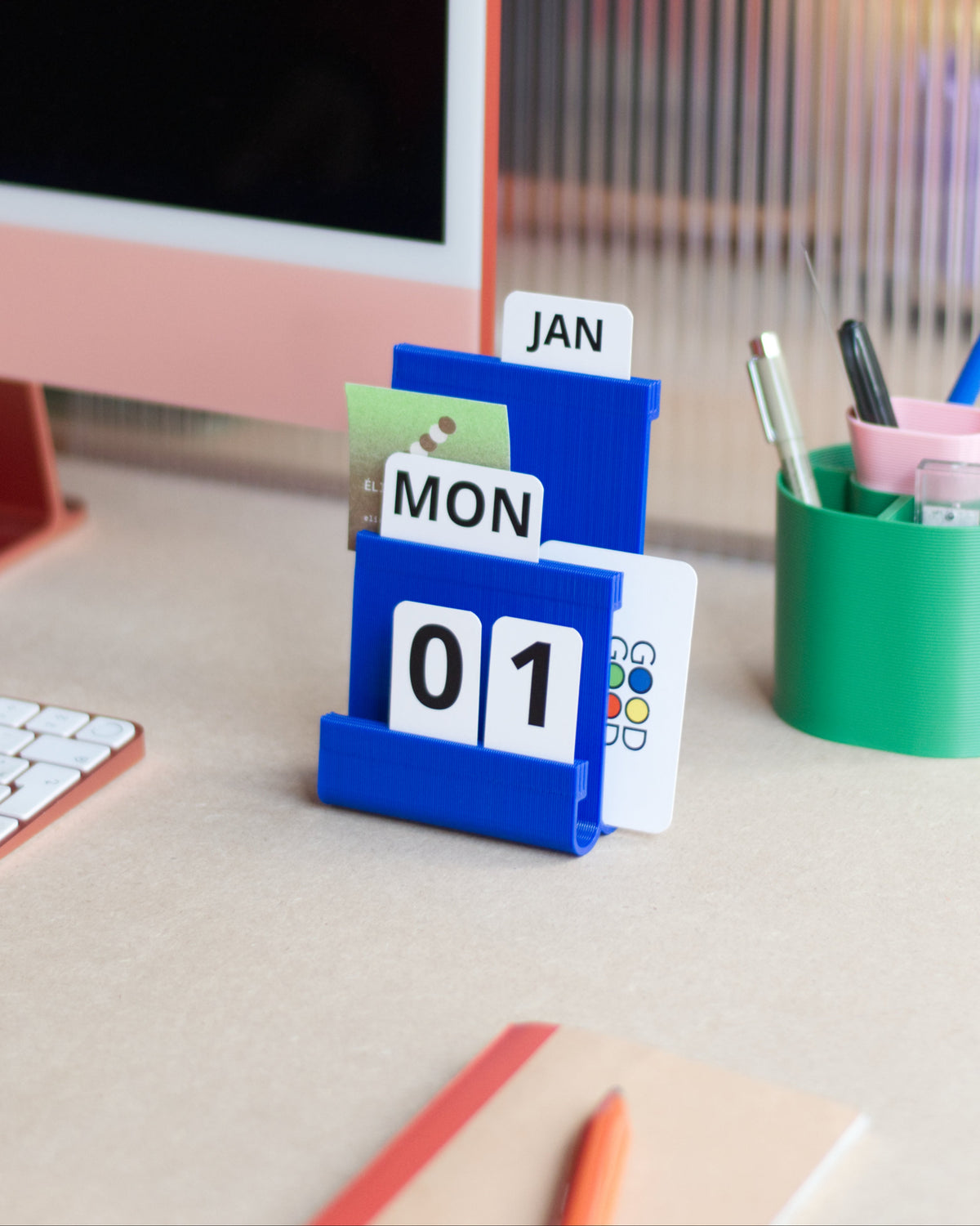 Kalender - engelsk tekst