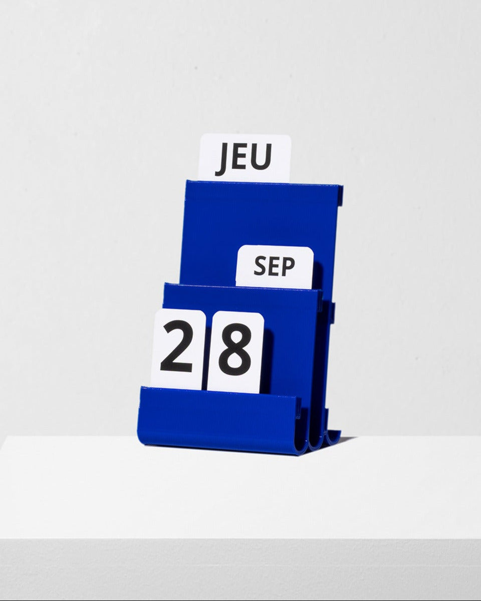 Kalender - engelsk tekst
