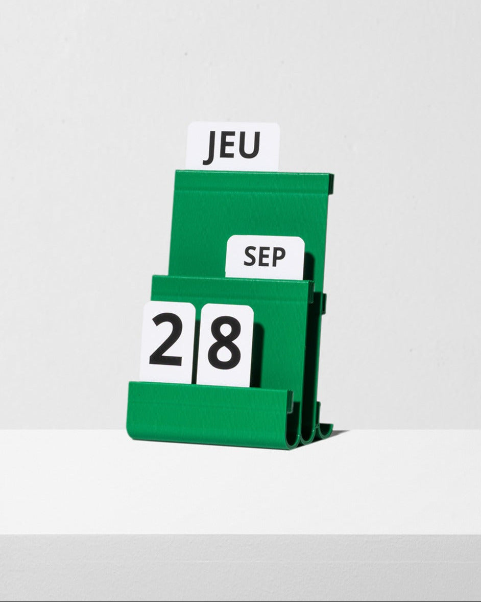 Kalender - engelsk tekst