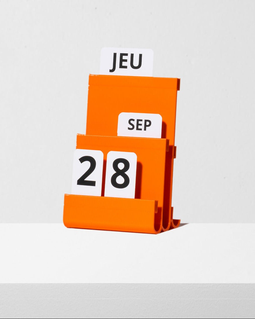 Kalender - engelsk tekst